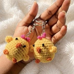 Chick Keychain